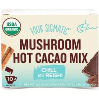 Mushroom Hot Cacao Mix, Chill with Reishi, 10 Packets, Four Sigmatic