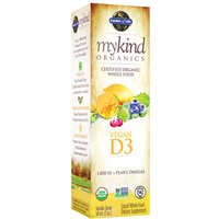 mykind Organics Vegan D3 Spray, Whole Food Vitamin Liquid, 2 oz, Garden of Life