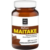 MyPure Maitake Mushroom Supplement, 30 Vegetarian Capsules, Pure Essence Labs