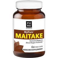 MyPure Maitake Mushroom Supplement, 60 Vegetarian Capsules, Pure Essence Labs