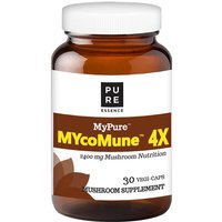 MyPure MYcoMune 4X Mushroom Supplement, 30 Vegetarian Capsules, Pure Essence Labs