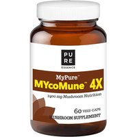 MyPure MYcoMune 4X Mushroom Supplement, 60 Vegetarian Capsules, Pure Essence Labs