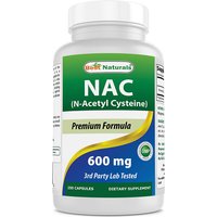 NAC (N-Acetyl Cysteine) 600 mg, 250 Capsules, Best Naturals