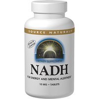 NADH 10 mg (CO-E1), Peppermint Sublingual, 30 Tablets, Source Naturals