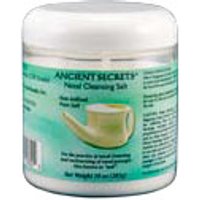Nasal Cleansing Salt Jar, 10 oz, Ancient Secrets