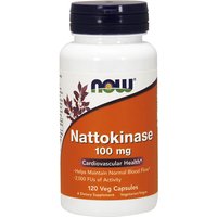 Nattokinase 100 mg, Value Size, 120 Veg Capsules, NOW Foods