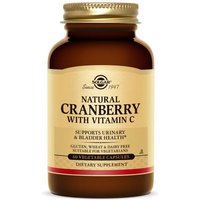 Natural Cranberry with Vitamin C, 60 Vegetable Capsules, Solgar