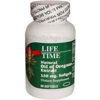 Natural Oil of Oregano 150 mg, 60 Softgels, LifeTime