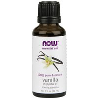 Vanilla Oil 100% Natural (In Jojoba Oil), 1 oz, NOW Foods