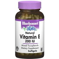 Natural Vitamin E 200 IU, 50 Softgels, Bluebonnet Nutrition