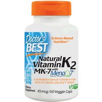 Natural Vitamin K2 MK7 with MenaQ7 45 mcg, 60 Veggie Caps, Doctors Best