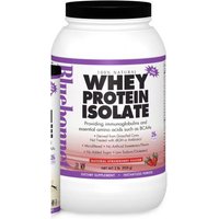 100% Natural Whey Protein Isolate Powder, Natural French Vanilla Flavor, 2 lb, Bluebonnet Nutrition