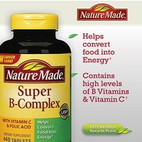 Nature Made Super B-Complex with Vitamin C & Folic Acid, 460 Tablets