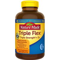 Nature Made TripleFlex (Triple Flex) Triple Strength + D3, Joint Care Formula, 200 Caplets