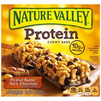 Nature Valley Protein Chewy Bars, Peanut Butter Dark Chocolate Flavored, 30 Bars