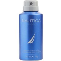 Nautica Blue Deodorant Body Spray for Men, 5 oz