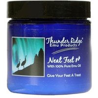 Neat Feet Cream With Pure Emu Oil, 4 oz, Thunder Ridge Emu Products
