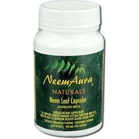 Neem Leaf Capsules, 60 Vegetarian Capsules, Neem Aura