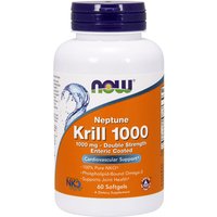 Neptune Krill 1000, Pure NKO, Value Size, 120 Softgels, NOW Foods