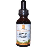 Nettles Organic Liquid Herb, 1 oz, L.A. Naturals