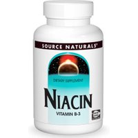 Niacin Vitamin B-3 100 mg, 100 Tablets, Source Naturals