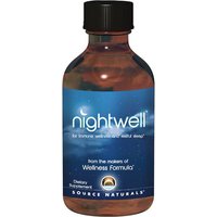 NightWell, Liquid Herbs Plus Melatonin, 2 oz, Source Naturals