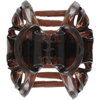 No Spring Hair Clamp Medium - Saffron - Tortoise Shell, 1 ct, DiPrima Beauty