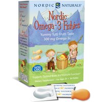 Nordic Omega-3 Fishies for Kids, Yummy Chewable Fish Oil, 36 Gummies, Nordic Naturals