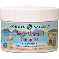 Nordic Omega-3 Gummies, Chewable Tangerine, 60 Gummies, Nordic Naturals