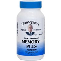 Memory Plus Formula Capsule, 100 Vegicaps, Christophers Original Formulas