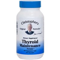 Thyroid Maintenance Formula Capsule, 100 Vegicaps, Christophers Original Formulas