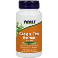 Green Tea Extract 400 mg, 100 Vegetarian Capsules, NOW Foods