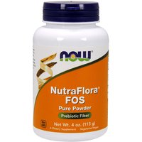 Nutra Flora FOS Powder Vegetarian 4 oz, NOW Foods