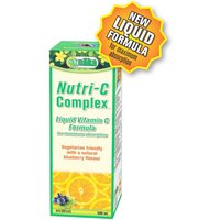 Nutri-C Complex, Liquid Vitamin C Formula, Natural Blueberry, 500 ml, Naka Herbs & Vitamins Ltd