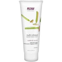 Nutri-Shave Natural Shave Cream, 8 oz, NOW Foods