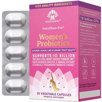 NutriFlora-Pro, Womens Probiotics, 30 Vegetable Capsules, NutriCelebrity