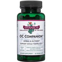 OC Companion, Oral Contraceptive Support, 60 Vegetarian Capsules, Vitanica