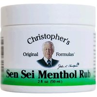 Sen Sei Menthol Rub Ointment, 2 oz, Christophers Original Formulas