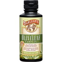 Olive Leaf Complex Liquid, Natural Flavor, 8 oz, Barleans Organic Oils