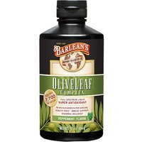 Olive Leaf Complex Liquid, Peppermint Flavor, 16 oz, Barleans Organic Oils (Super ORAC Antioxidant)