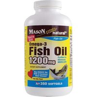 Omega-3 Fish Oil 1200 mg, 350 Softgels, Mason Natural