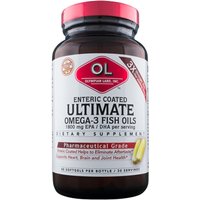 Omega 3 Fish Oils, Ultimate Omega, 60 Enteric Coated Softgels, Olympian Labs