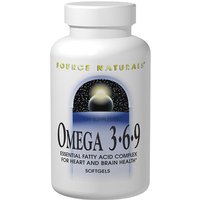 Omega 3, 6, 9 EFA Complex, 120 Softgels, Source Naturals