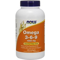 Omega 3-6-9 1000 mg, Value Size, 250 Softgels, NOW Foods