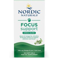 Focus Support (Formerly Omega Focus), 60 Softgels, Nordic Naturals
