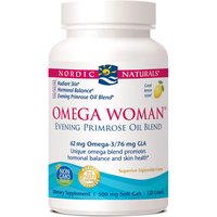 Omega Woman, Evening Primrose Oil Blend, Lemon Taste, 120 Softgels, Nordic Naturals