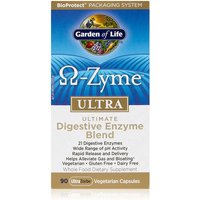 Omega-Zyme Ultra (O-Zyme Ultra), Ultimate Digestive Enzymes, 90 Veggie Caps, Garden of Life