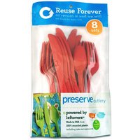 On The Go Cutlery, Pepper Red, 24 pc, Preserve
