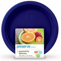 On The Go Small Plates, Midnight Blue, 10 Pack, Preserve