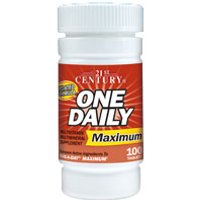 One Daily Maximum Multivitamins, 100 Tablets, 21st Century Health Care